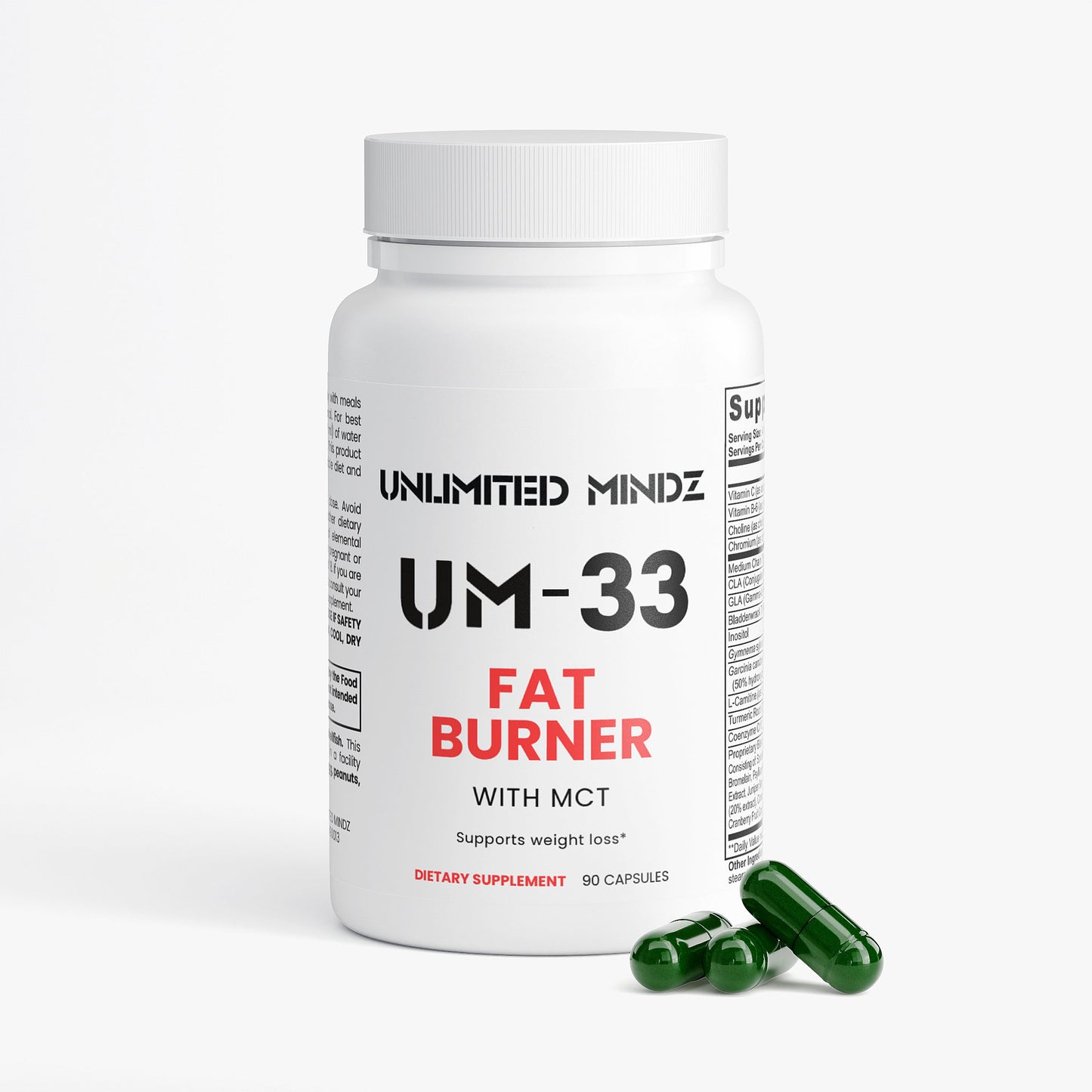 UM-33 Fat Burner with MCT