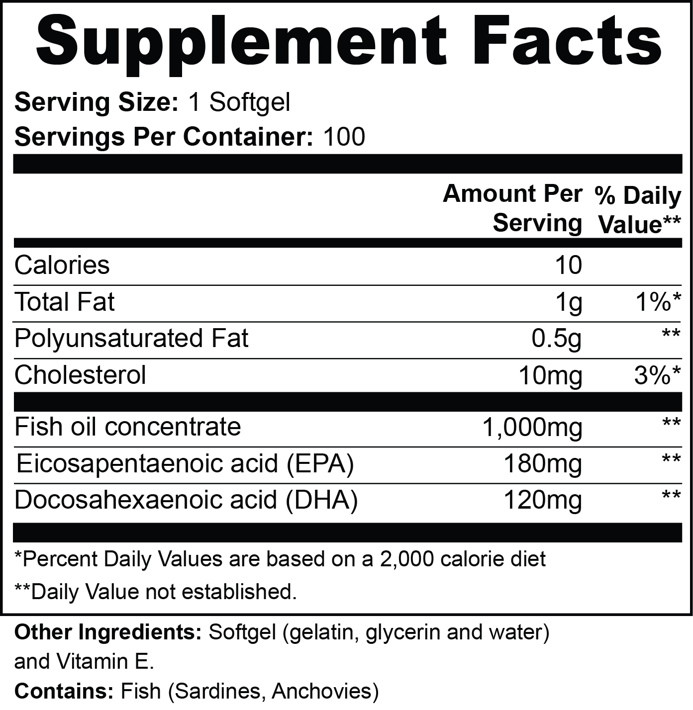 UM-03 Omega-3 EPA 180mg + DHA 120mg