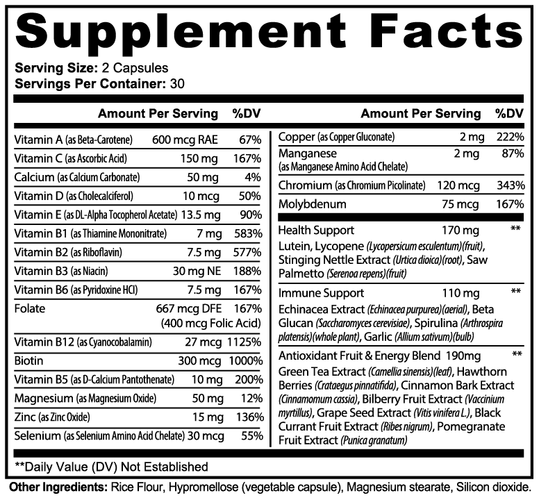 UM-X7 Complete Multivitamin