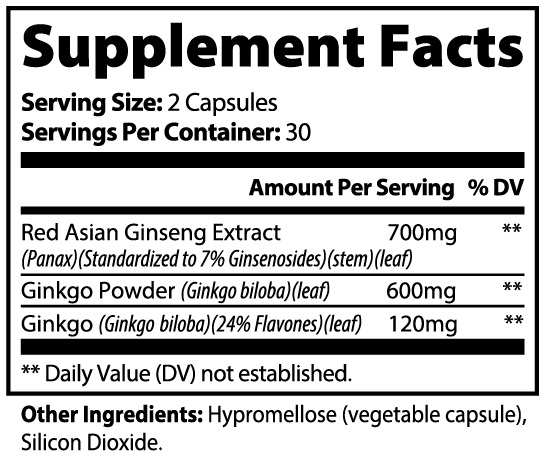 UM-66 Ginkgo Biloba + Ginseng