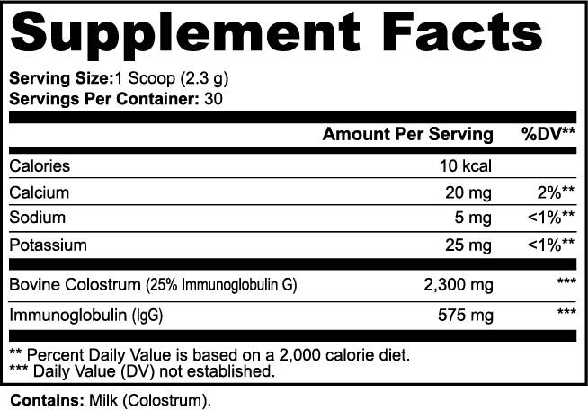 UM-58 Colostrum Powder